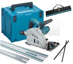 Makita SP6000J1X2 230V Piła tarczowa 165 mm + 2 szyny + listwy łączące + torba do przechowywania