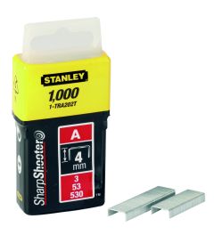 Stanley 1-TRA202T Zszywki 4mm Typ A - 1000 szt.