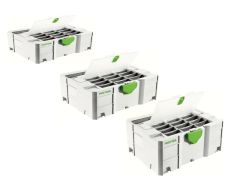 Festool Accessoires T-Loc SetDF Festool T-Loc DF varia 1,2,3 Systainerset