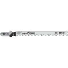 Bosch 2608630032 T101D Brzeszczoty do wyrzynarki T - trzpień na 5 drewna