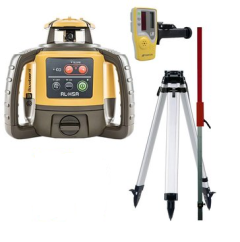 Topcon 555053 Laser budowlany RL-H5A + odbiornik LS100D + statyw + łata.