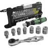 Wera 05056490001 Tool-Check Plus 39-częściowy zestaw grzechotek, bitów i nasadek 1/4". - 1