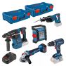 Bosch Niebieski Zestaw 5 narzędzi 18V - 5 maszyn + 1 x ProCore 18V 4.0Ah + 2 x ProCore 8.0Ah Comboset 0615990M2X - 1