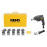 Rems 156002 R220 Twist Set 12-14-16-18-22 Elektryczny trymer do rur - 1