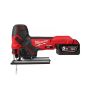 Milwaukee 4933426660 HD18 JSB-402C M18 HEAVY DUTY Wyrzynarka 18V + 2 akumulatory M18 B4 + ładowarka M12-18 C + walizka - 1