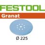 Festool 205657 Krążki ścierne, 25szt. STF D225/128 P120 GR/25 - 1