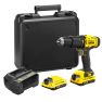 Stanley SFMCD711C2K FATMAX® V20 Akumulatorowa wiertarka udarowa 18V 1,5Ah BRUSHLESS - 1