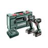 Metabo 685194000 Zestaw Combo 2.8.2 18V 4.0/2.0Ah Li-Ion - wiertarka akumulatorowa BS18L + klucz udarowy SSD18 LT 200 BL - 1