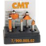 CMT 700.005.02 Zestaw 5 frezów w etui z PCV 6 mm trzpień HM - 1