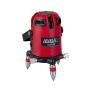 Levelfix 554131 CL618R Motorised Multiline Laser Red + Receiver + Tripod - 1