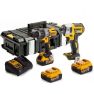 DeWalt DCK276P3-QW Zestaw Combo 18V 5.0Ah Li-Ion - DCD996 akumulatorowa wiertarka + DCF887 klucz udarowy + trzeci akumulator - 1