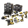 DeWalt DCK685P3T-QW DCK685P3T 6-elementowy zestaw kombinowany 18V 5.0Ah Li-Ion w TSTAK + Wózek + 5 lat gwarancji dealera! - 1