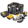 DeWalt DCS565P2-QW XR Accu Piła tarczowa 165mm 18V 5.0Ah Li-Ion w TSTAK-u - 1