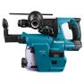 Makita DHR24ZJW młotowiertarka 18 volt + wbudowany system DX do odsysania pyłu - 1