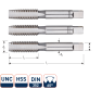 Rotec 307.0024 Zestaw HSS do gwintowania ręcznego 3 szt. DIN 352 UNC 9/16-12 - 1