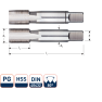 Rotec 315.0700 Zestaw ręczny HSS PG 7-20 - 1