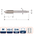 Rotec 328.0600 Gwintownik maszynowy HSS-E DL DIN 352B M 6x1,0 - 1