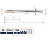 Rotec 333.0600 HSS-E UNI gwintownik maszynowy DL DIN 371B M 6x1,0/gwint łamany - 1