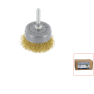 Rotec 798.0365 Szczotka pucharowa sch. 6mm 50 x 0,20 mm drut mosiężny falisty - 1
