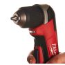 Milwaukee 4933441215 C12 RAD-202B M12 Subkompaktowa 1-biegowa wiertarka kątowa 12V + 2 akumulatory M12 B2 + ładowarka C12 C + torba - 3