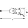 KS Tools 515.3280 1" superMONSTER mocny pneumatyczny klucz udarowy, 3405 Nm, 504 mm - 1