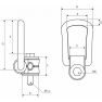 Rema C806X-M16x24-1,5T śruba oporowa M16 1500 kg (G10) 2611216 - 2