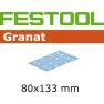 Festool TNRTS400GR01 Granat RTS P80 + P120 + P180 + P240 SET papier ścierny RTS 400 - 1