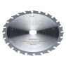 Flex-tools 456012 Brzeszczot TCT z zębami przemiennymi 165 x 20 mm - 1